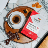 Table setting with Klatch Decaf Espresso